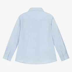 Mayoral Boys Blue Cotton Shirt Hot