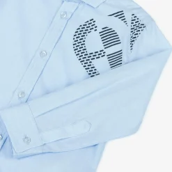 AIGNER Boys Blue Cotton Shirt Hot