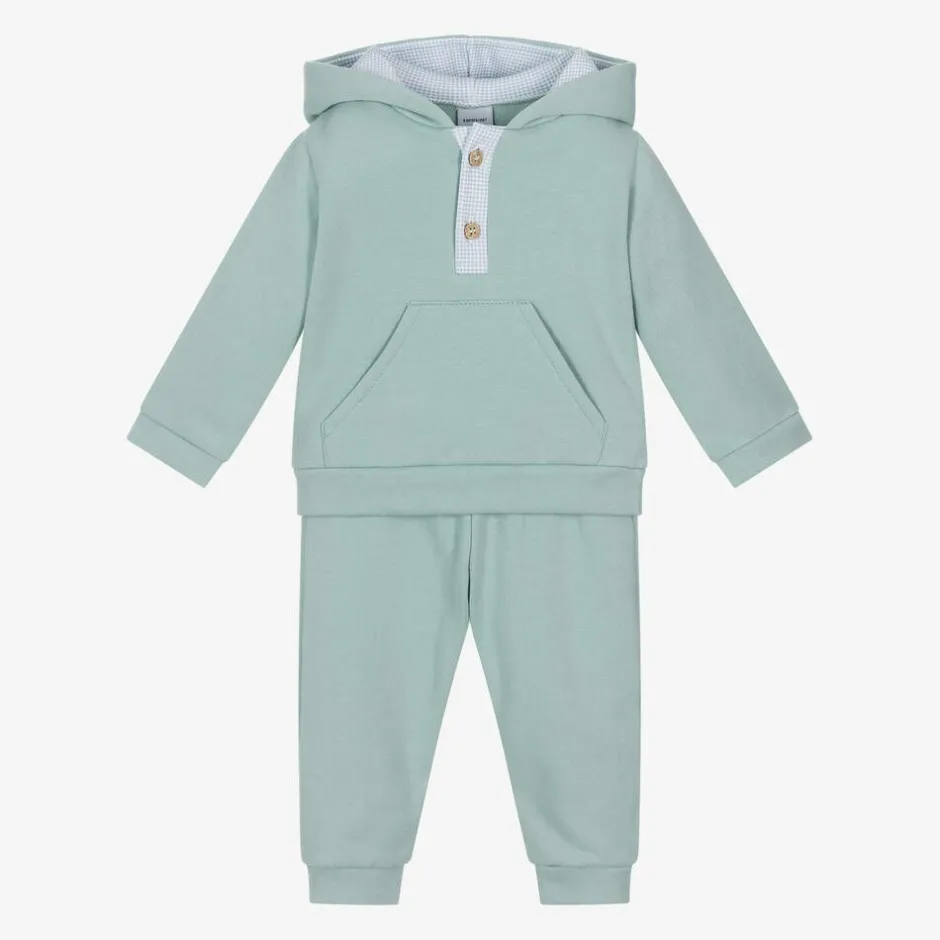 Babidu Boys Blue Cotton Tracksuit Best