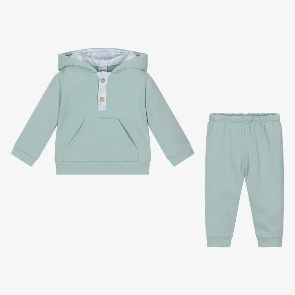 Babidu Boys Blue Cotton Tracksuit Best