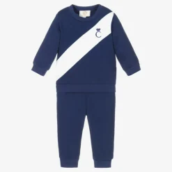 Caramelo Kids Boys Blue Cotton Tracksuit Online