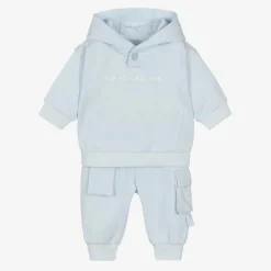 MARC JACOBS Boys Blue Cotton Tracksuit New