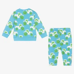 Stella McCartney Kids Boys Blue Cotton Tractor Tracksuit Online