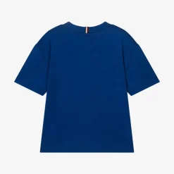 Tommy Hilfiger Boys Blue Cotton T-Shirt Outlet