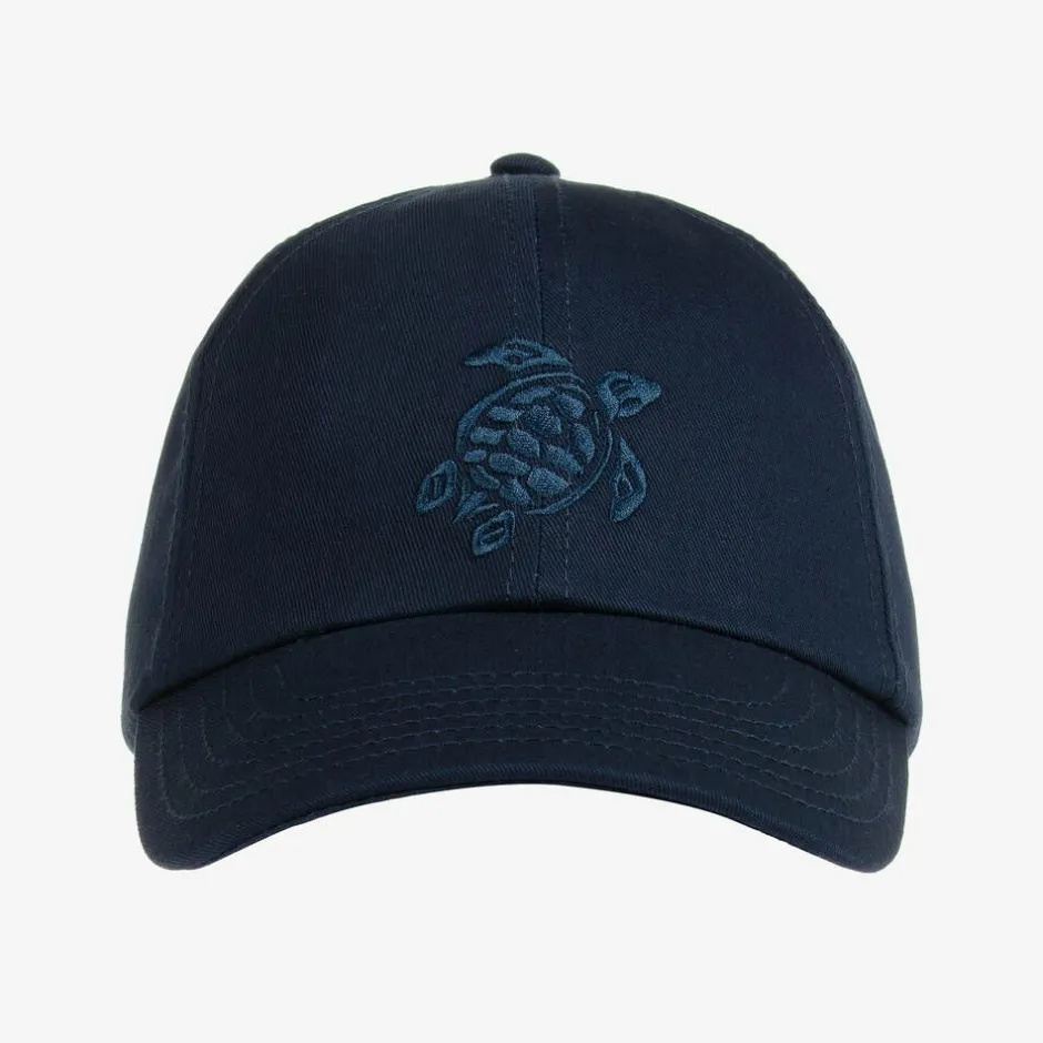 Vilebrequin Boys Blue Cotton Turtle Cap Best