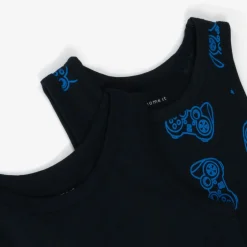 NAME IT Boys Blue Cotton Vests (2 Pack) Sale