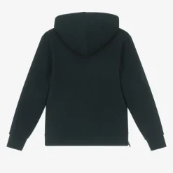 iDO Junior Boys Blue Cotton Zip-Up Hoodie