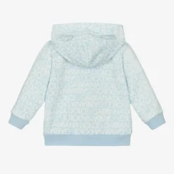 Dolce amp; Gabbana Boys Blue Cotton Zip-Up Top Best