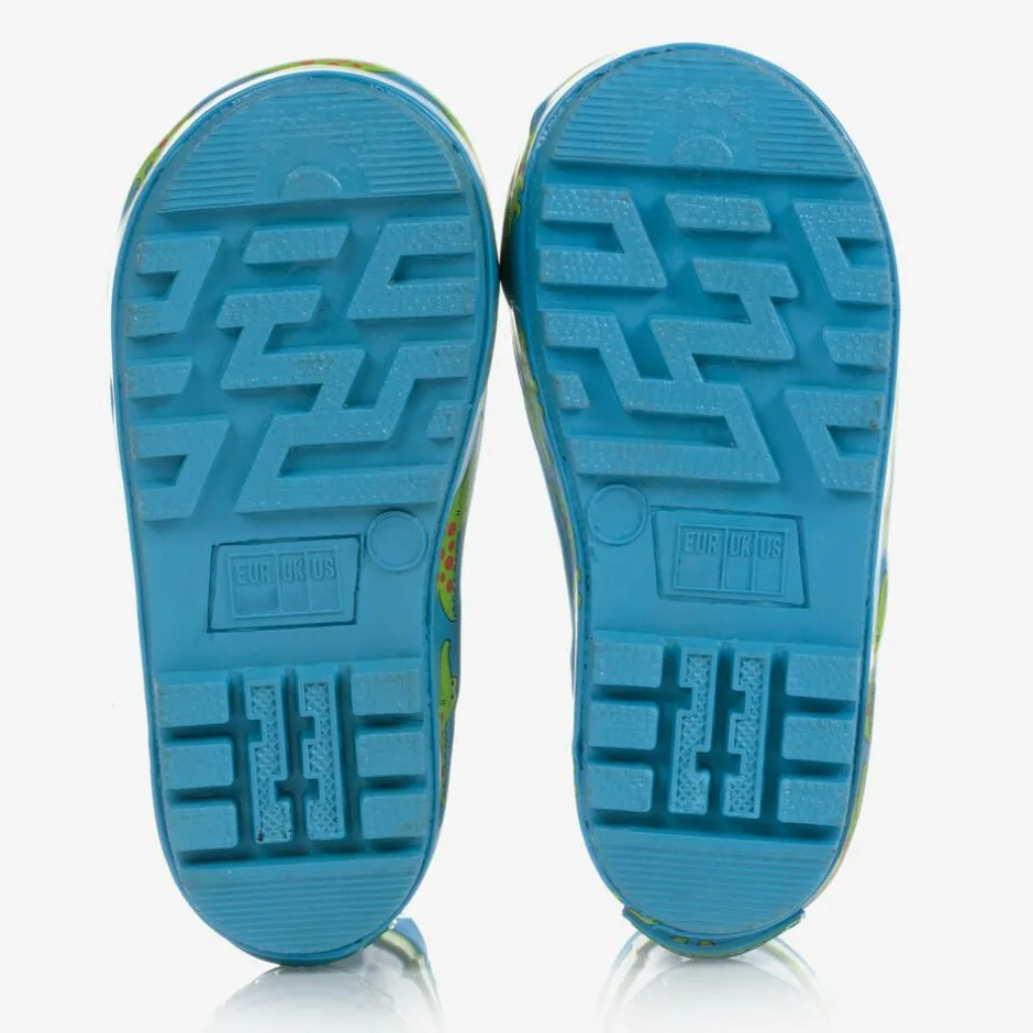 Playshoes Boys Blue Crocodile Rain Boots Online