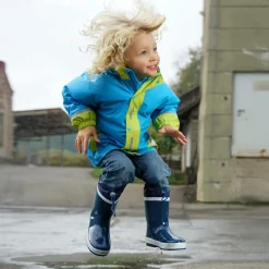 Playshoes Boys Blue Crocodile Raincoat Best