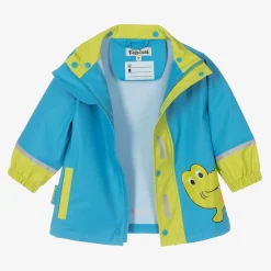 Playshoes Boys Blue Crocodile Raincoat Best