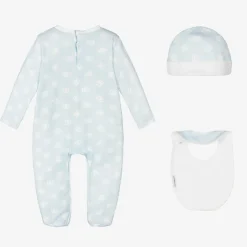 Dolce amp; Gabbana Boys Blue DG Babysuit Set Discount