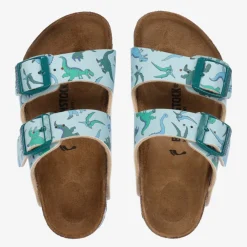 Birkenstock Boys Blue Dinosaur Sandals Hot