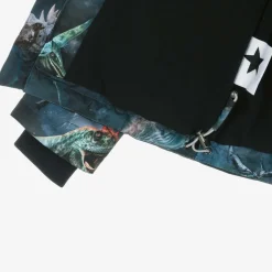 Molo Boys Blue Dinosaur Ski Jacket New