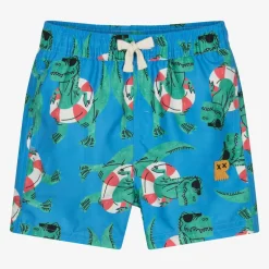 Rock Your Baby Boys Blue Dinosaur Swim Shorts Sale