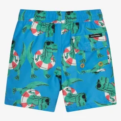 Rock Your Baby Boys Blue Dinosaur Swim Shorts Sale