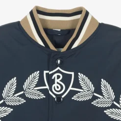 Burberry Boys Blue Down Filled Bomber Jacket Discount