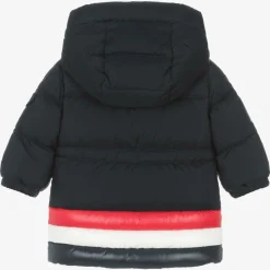 Moncler Enfant Boys Blue Down Padded Marat Parka Coat
