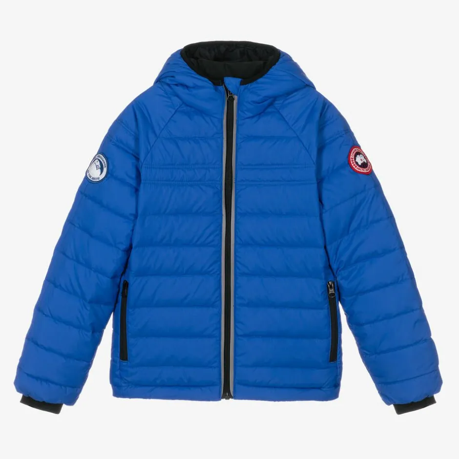 Canada Goose Boys Blue Down Padded Sherwood Puffer Jacket RoyalPBIBlue Best