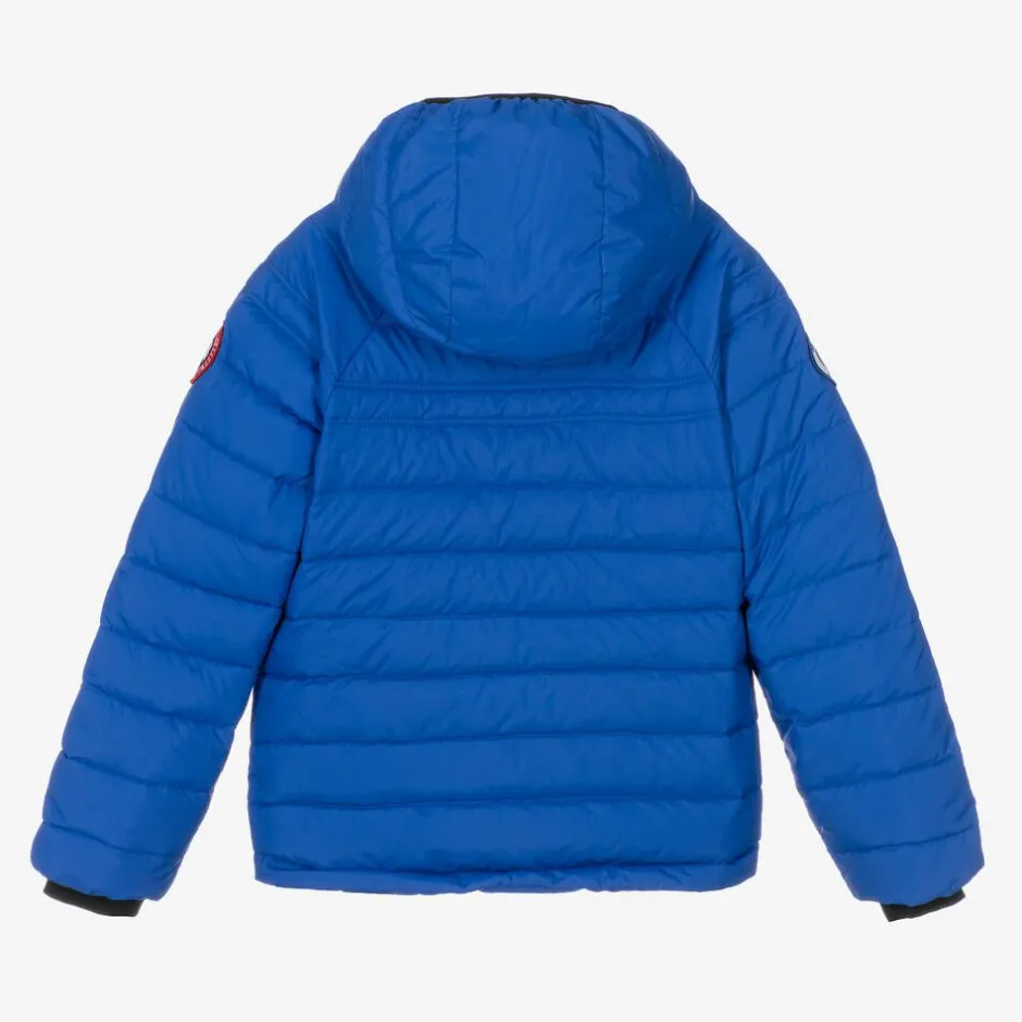 Canada Goose Boys Blue Down Padded Sherwood Puffer Jacket RoyalPBIBlue Best
