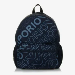 Emporio Armani Boys Blue Eagle Backpack (37cm)