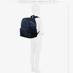 Emporio Armani Boys Blue Eagle Backpack (37cm)
