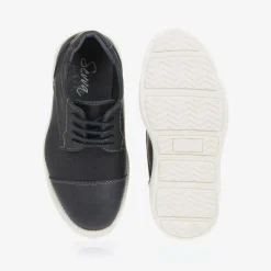 Sevva Boys Blue Faux Leather Shoes New