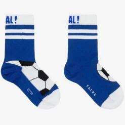 Falke Boys Blue Football Socks Hot