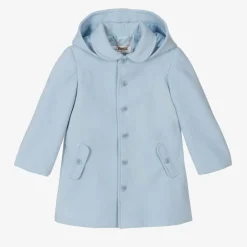 Sarah Louise Boys Blue Hooded Coat Discount