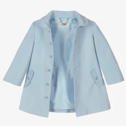 Sarah Louise Boys Blue Hooded Coat Discount