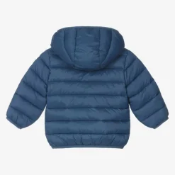 Mayoral Boys Blue Hooded Puffer Jacket Outlet
