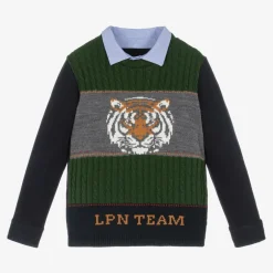 Lapin House Boys Blue Jersey & Knitted Sweatshirt Sale