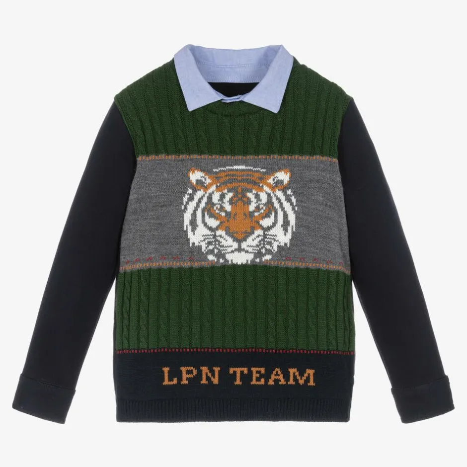 Lapin House Boys Blue Jersey & Knitted Sweatshirt Sale