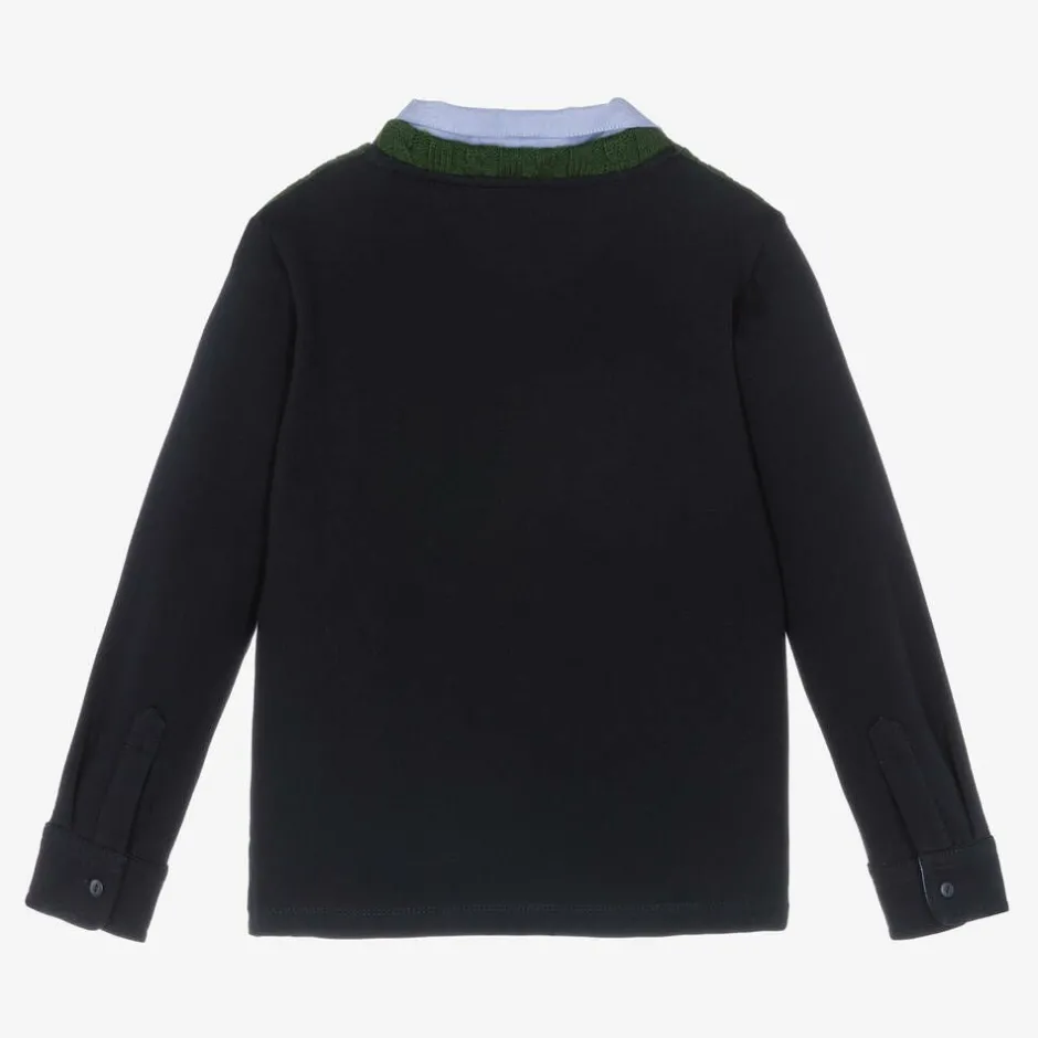 Lapin House Boys Blue Jersey & Knitted Sweatshirt Sale