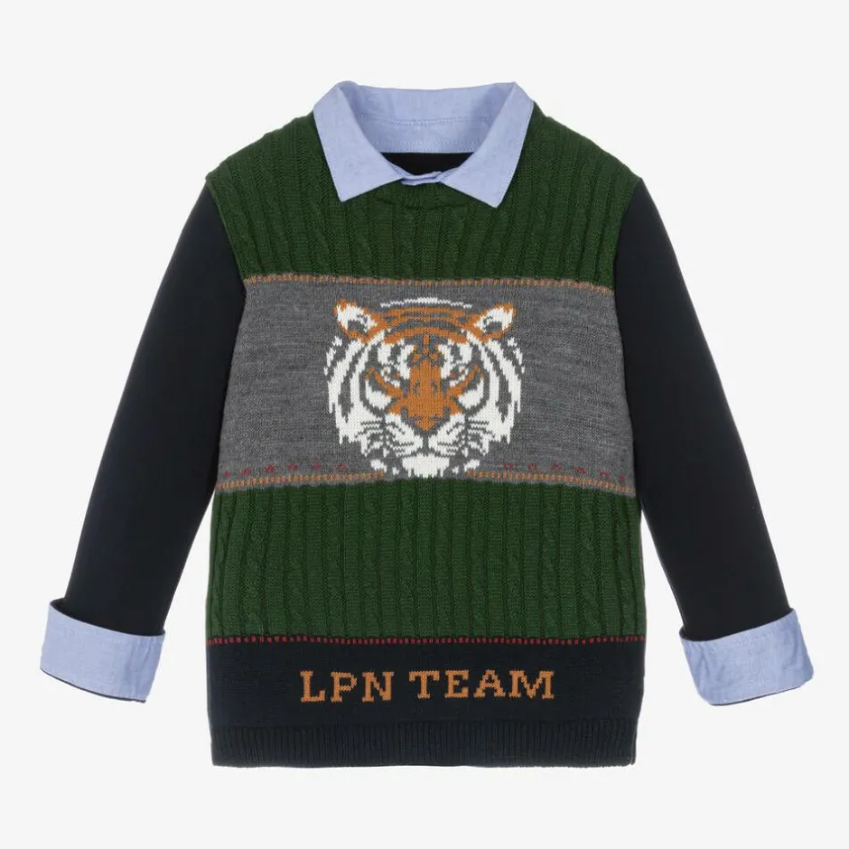 Lapin House Boys Blue Jersey & Knitted Sweatshirt Sale