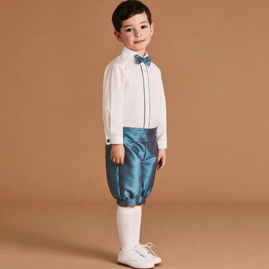 Beatrice amp; George Boys Blue Knickerbocker Shorts Set Online