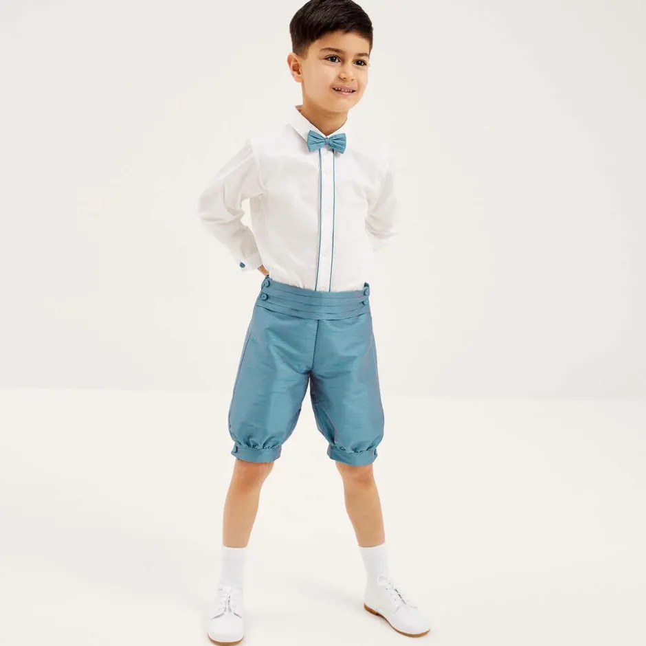 Beatrice amp; George Boys Blue Knickerbocker Shorts Set Online