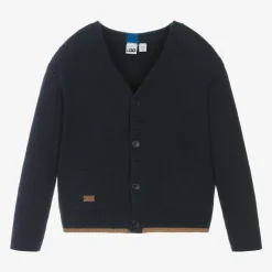 iDO Baby Boys Blue Knitted Cardigan New