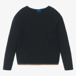 iDO Baby Boys Blue Knitted Cardigan New