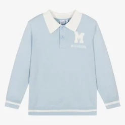 Mitch amp; Son Boys Blue Knitted Sweater Clearance