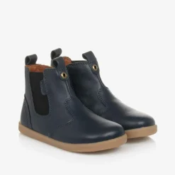 Bobux IWalk Boys Blue Leather Ankle Boots Online