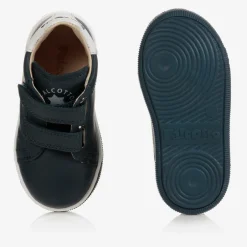 Falcotto by Naturino Boys Blue Leather Trainers Outlet