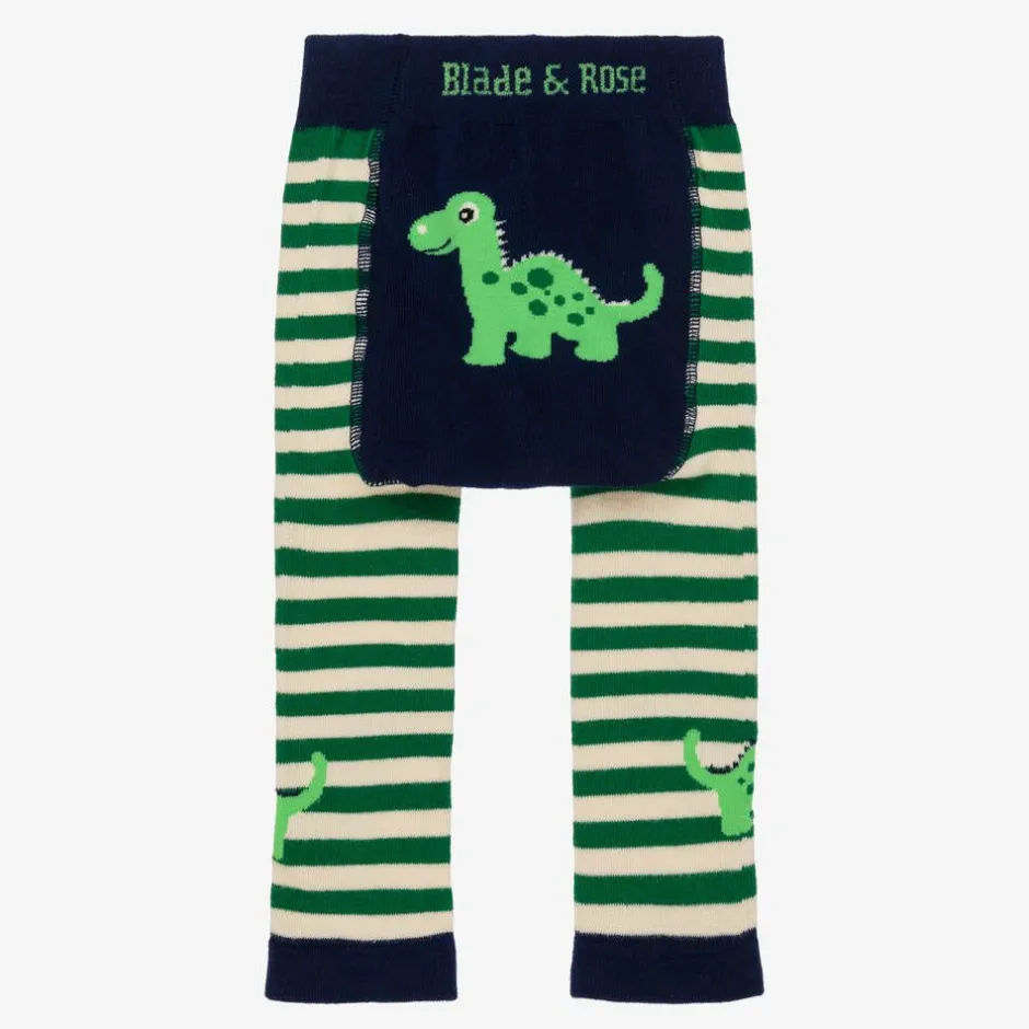 Blade amp; Rose Boys Blue Maple The Dinosaur Leggings Clearance