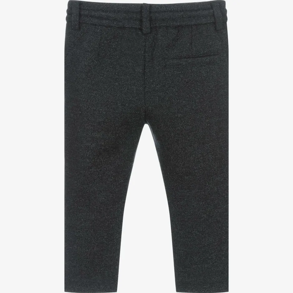 Mayoral Boys Blue Marl Jersey Trousers Online