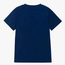 Versace Boys Blue Medusa Logo Cotton T-Shirt Best