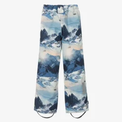 Molo Boys Blue Mountain Ski Trousers New