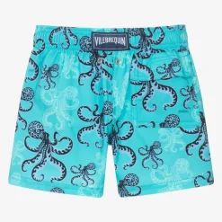 Vilebrequin Boys Blue Octopus Print Swim Shorts Sale