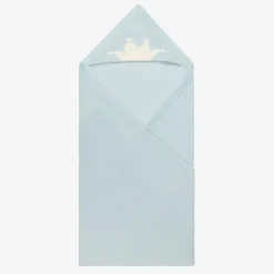 Marie-Chantal Boys Blue Pima Cotton Babysuit Set