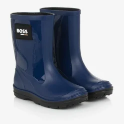 BOSS Boys Blue Rain Boots Online