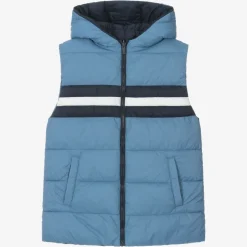 Mayoral Boys Blue Reversible Gilet Online